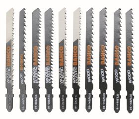 Juego de hojas de calar para madera - 10 piezas | 91-WOOD-10P