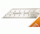 Escuadras biseladas fijas con hoja de acero inoxidable | 9575
