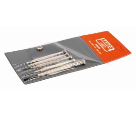 Juego de destornilladores ranurados de precisión, 0,6-2,5 mm (5 piezas) | 98505