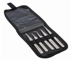 Juego de 5 pinzas estilo SS-SA, 2A-SA, 7A-SA, AA-SA | 9855