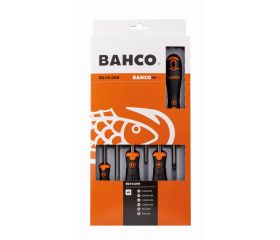 Juego de destornilladores BahcoFit con mango de goma: 6 piezas | B219.006