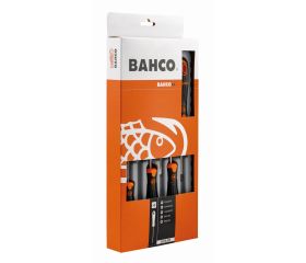Juego de destornilladores BahcoFit con mango de goma: 5 piezas | B219.005