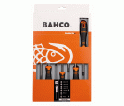 Juego de 8 destornilladores para ranurados y Phillips BahcoFit con agarre de goma | B219.008