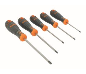 Juego de destornilladores TORX® BahcoFit con mango de goma: 5 piezas | B219.025