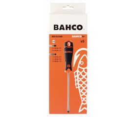 Juego de destornilladores BahcoFit con mango de goma - 5 piezas | B219.045