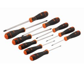 Juego de destornilladores TORX® BahcoFit con mango de goma (10 piezas) | B219.210