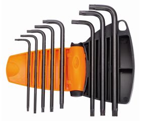 Juego de llaves hexagonales tipo allen TORX Plus® largas y fosfatadas (8 piezas) | BE-7675