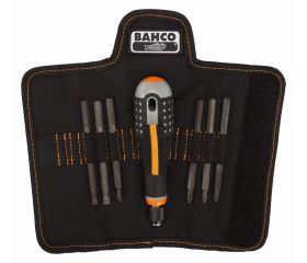 Destornilladores ERGO™ con agarre de goma y juego de varillas intercambiables - 7 unidades | BE-8571