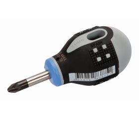 Destornilladores Pozidriv ERGO™ con agarre de goma Stubby PZ1-PZ2 x 25 mm | BE-8801/BE-8802