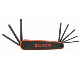 Juego de llaves hexagonales tipo allen en navaja TORX® con acabado fosfatado y botón (8 piezas) | BE-8976B