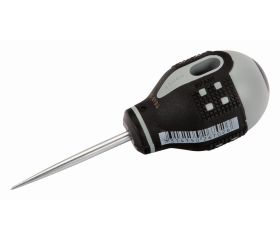 Punzón de punta redonda ERGO™ con agarre de goma Stubby | BE-8986