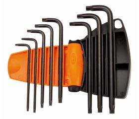Juego de llaves hexagonales tipo allen TORX® fosfatadas (8 piezas) | BE-9575