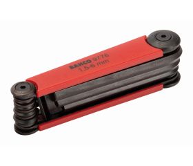 Juego de llaves hexagonales tipo allen en navaja métricas y fosfatadas, 1,5-6 mm (7 piezas) | BE-9776