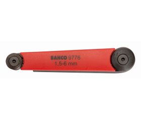 Juego de llaves hexagonales tipo allen en navaja métricas y fosfatadas, 1,5-6 mm (7 piezas) | BE-9776