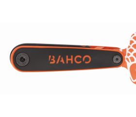 Juego de llaves hexagonales tipo allen en navaja, con bola, métricas y con mango bi-componente (7 piezas) | BE-9776B