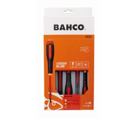 Juego de destornilladores ranurados, Phillips y TORX® aislados y delgados VDE ERGO™ con mango de tres componentes (5 piezas) | BE-9871SL