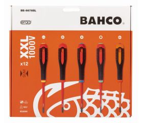 Juego de destornilladores aislados VDE Slim ERGO™ con mango de tres componentes 12 mm - 12 unidades | BE-9878SL