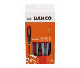 Juego de destornilladores Phillips y ranurados aislados VDE ERGO™ con mango de tres componentes - cinco unidades | BE-9881S