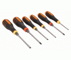 Juego de destornilladores hexagonales ranurados/Phillips/hexagonales de varilla pasante ERGO? con mango de impacto | BE-9881TB