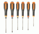 Juego de destornilladores hexagonales ranurados/Phillips/hexagonales de varilla pasante ERGO? con mango de impacto | BE-9881TB