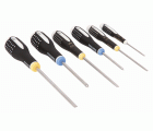 Juego de destornilladores ranurados/Pozidriv de acero inoxidable ERGO?: 6 piezas | BE-9882i