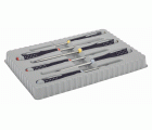 Juego de destornilladores ranurados/Phillips/Pozidriv ERGO™ con agarre de goma, 4&nbsp;mm x 100&nbsp;mm/5,5&nbsp;mm x 125&nbsp;mm - 6&nbsp;unidades | BE-9884