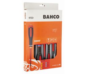 Juego de destornilladores aislados VDE ERGO™ con mango de tres componentes - siete unidades | BE-9888S