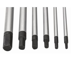 Juego de 6 llaves en T para tornillos hexagonales o Allen (2,5, 3, 4, 5, 6 y 8 mm) | BE1TH-S6