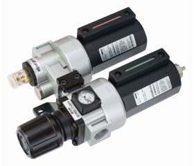 Unidades de filtro regulador y lubricador de 1/2