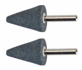 Discos abrasivos con punta redonda y cónica, de lijado grueso y con eje de 6 mm (2 piezas/embalaje en blíster) | BP420M