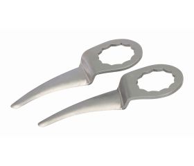 Cuchillas acodadas con forma de coma (2 piezas/embalaje en blíster) | BPBK