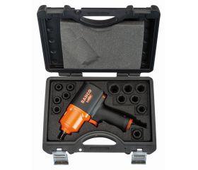 Juego de llave de impacto con cuadrado de 1/2