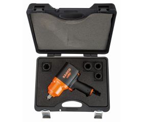 Juego de llave de impacto con cuadrado de 3/4