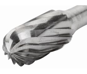 Limas rotativas cilíndricas de punta redonda de carburo de tungsteno para metal | C