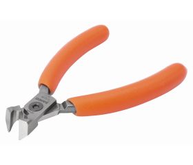 Alicates de corte frontal compactos con mangos de PVC naranjas | C3230