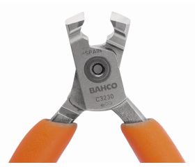 Alicates de corte frontal compactos con mangos de PVC naranjas | C3230