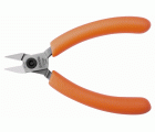 Alicates de corte diagonal compactos con mangos de PVC naranjas | C3330