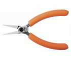 Alicates de boca plana compactos con mangos de PVC naranjas | C3430