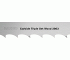 Hoja de sierra de cinta de carburo con triple juego de virutas TSW | 3863 Set Carbide