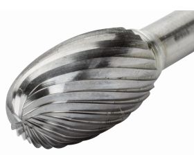 Limas rotativas ovaladas de carburo de tungsteno para metal | E