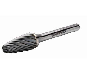 Limas rotativas ojivales con punta redonda de carburo de tungsteno para acero inoxidable | F-I