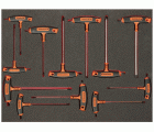 Juego de destornilladores con mango en T hexagonal/TORX 3/3 Fit&Go (12&nbsp;piezas) | FF1A1011