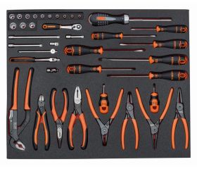 Juego de vasos/alicates/destornilladores de 1/4