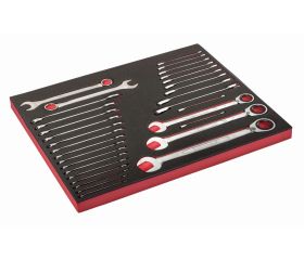 Juego de llaves en bandeja de foam 3/3 Fit&Go (31 piezas) | FF1A48