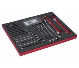 Juego de llaves y botadores en bandeja de foam 3/3 Fit&Go, 27 piezas | FF1A5002