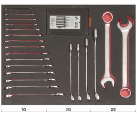 Juego de llaves y botadores en bandeja de foam 3/3 Fit&Go, 27 piezas | FF1A5002