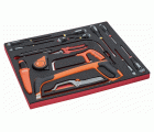 Juego de destornilladores y herramientas de corte en bandeja de foam 3/3 Fit&Go, 17 piezas | FF1A5021