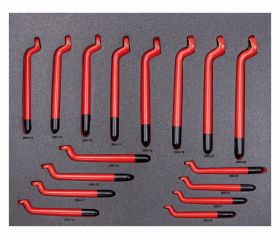 Fit&Go 3/3 Foam Marcado con Láser - Juego de tensores de anillas aislados - 16 piezas | FF1AEV3