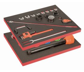 Composición de 2 foams de herramientas para automoción (23 piezas) | FF1ASET-AUTO-M4