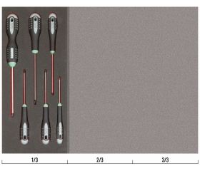 Juego de destornilladores TORX® T10-T40 en bandeja de foam 1/3 Fit&Go (6 piezas) | FF1E1007